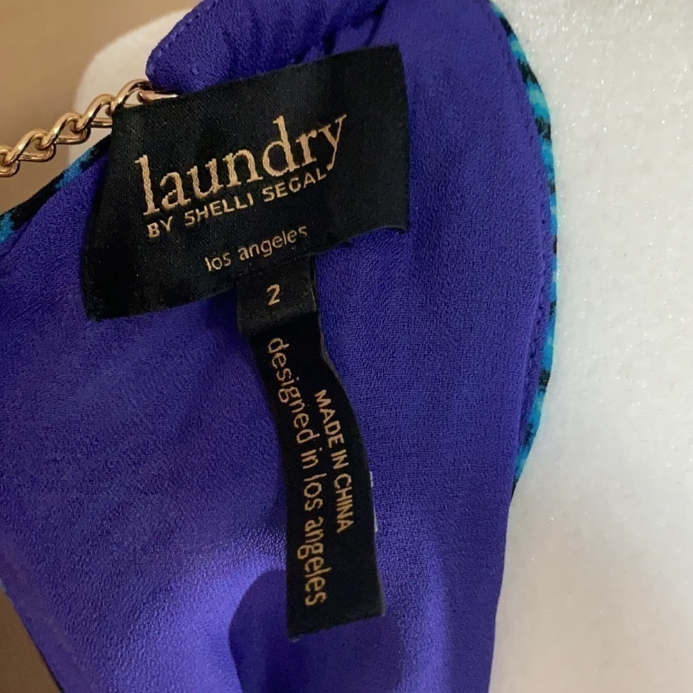 Laundry maxi dress by: shelli Segal size 2 - Picture 7 of 11